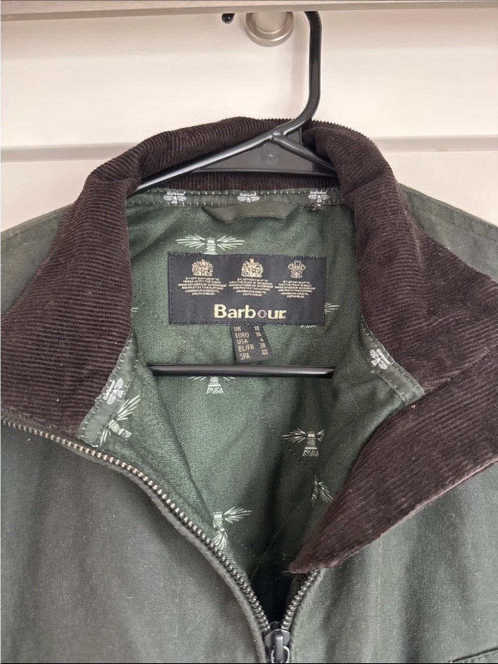 Like new - Barbour Stockhold wax jacket